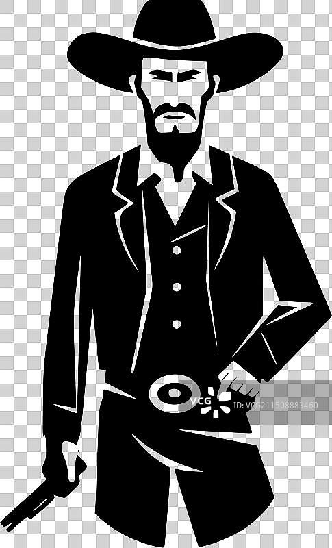 西方-高品质的标志-理想的t恤图片素材