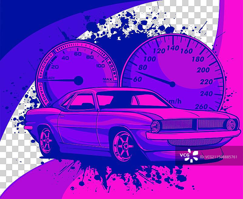 定制肌肉车图片素材