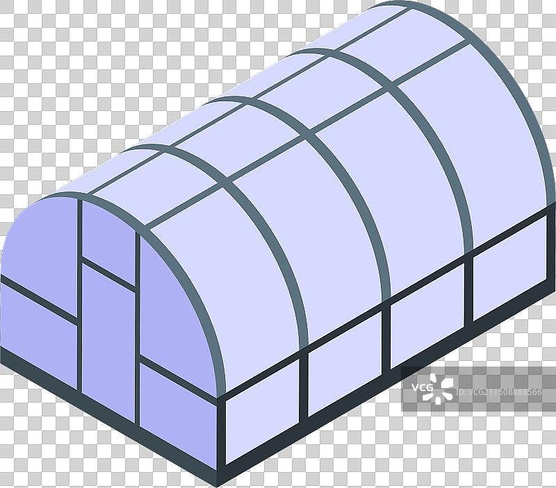 现代建筑的彩色2.5D模型图片素材