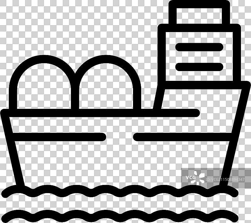 卡通货船图片素材