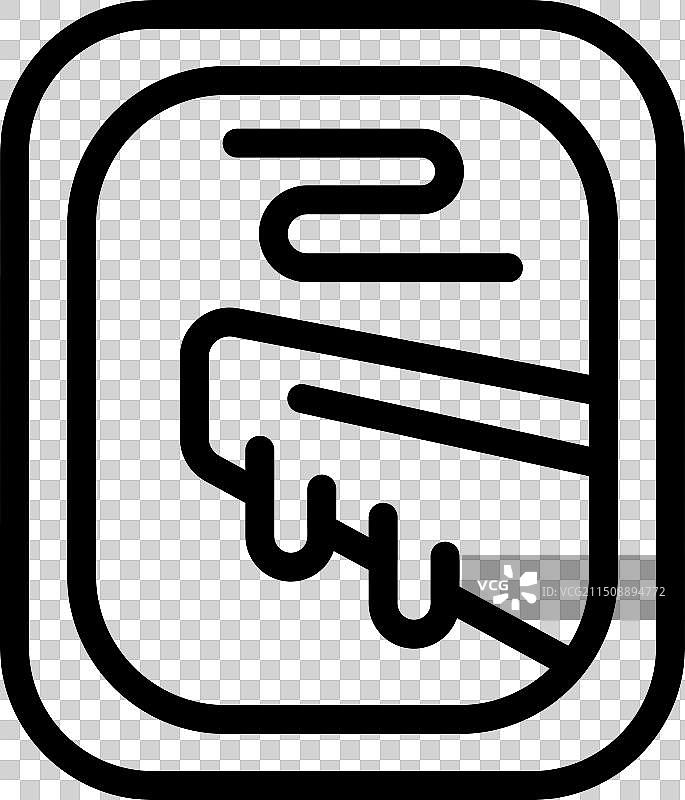 黑白清洁图标图片素材