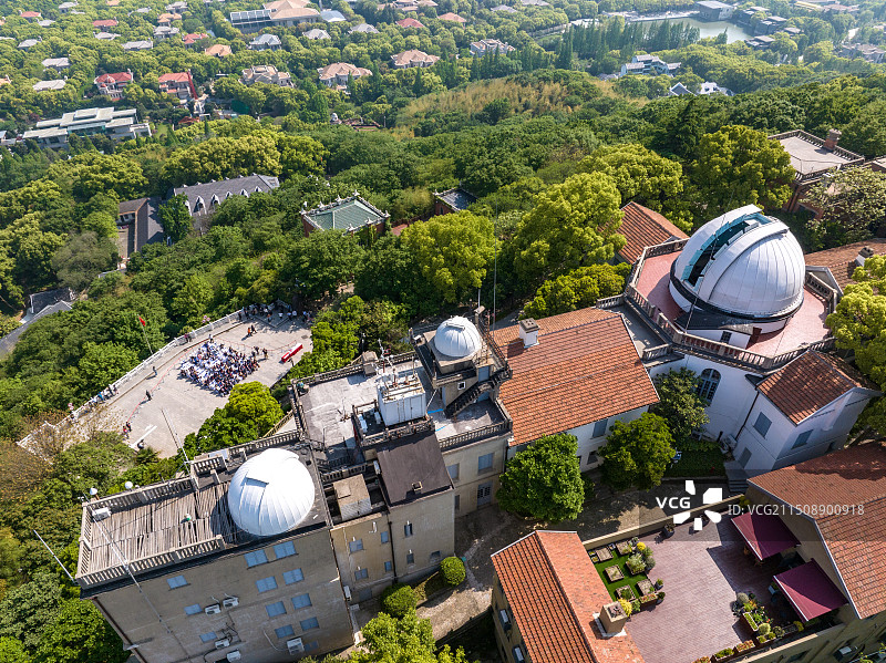 航拍上海佘山国家森林公园图片素材