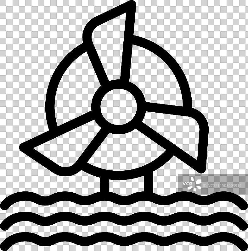 简约黑色线条图标图片素材