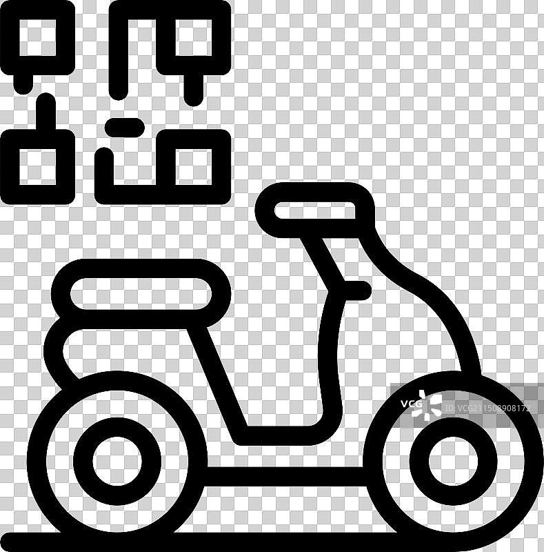 现代电动滑板车图片素材