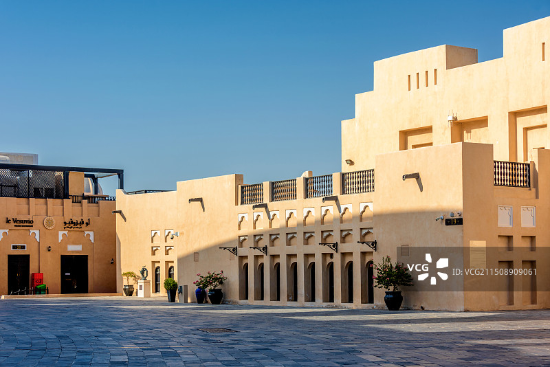 亚洲中东卡塔尔多哈卡塔拉文化村图片素材