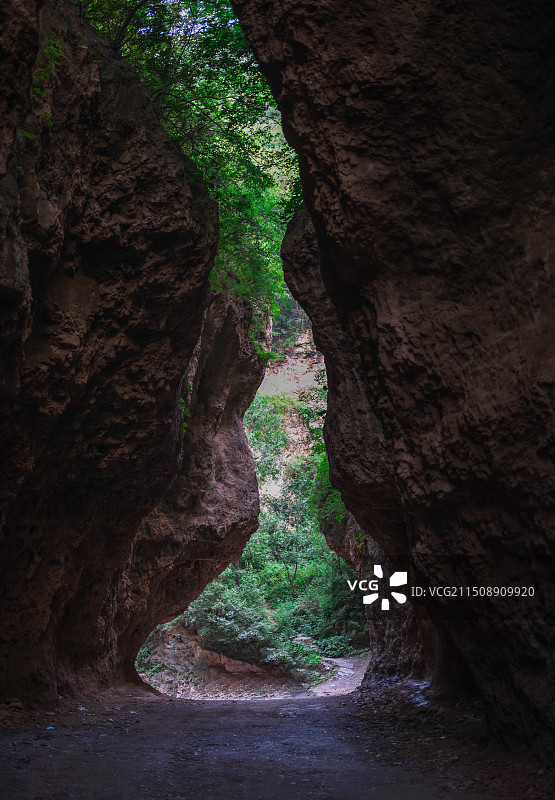 北京门头沟一线天图片素材