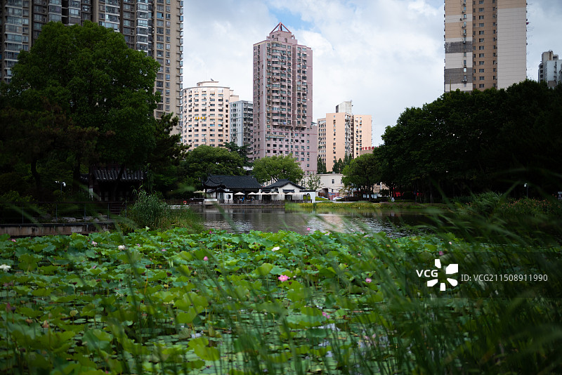 上海和平公园图片素材
