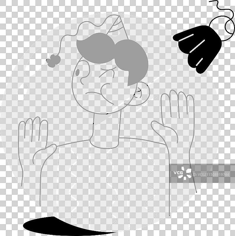 派对庆典涂鸦迷你素材图片素材