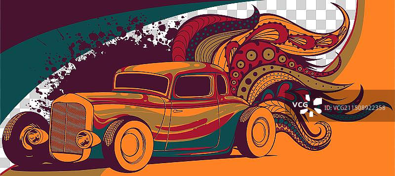 经典改装车图片素材