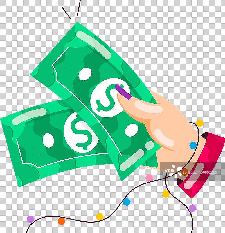 拉其节庆祝扁平贴纸图片素材