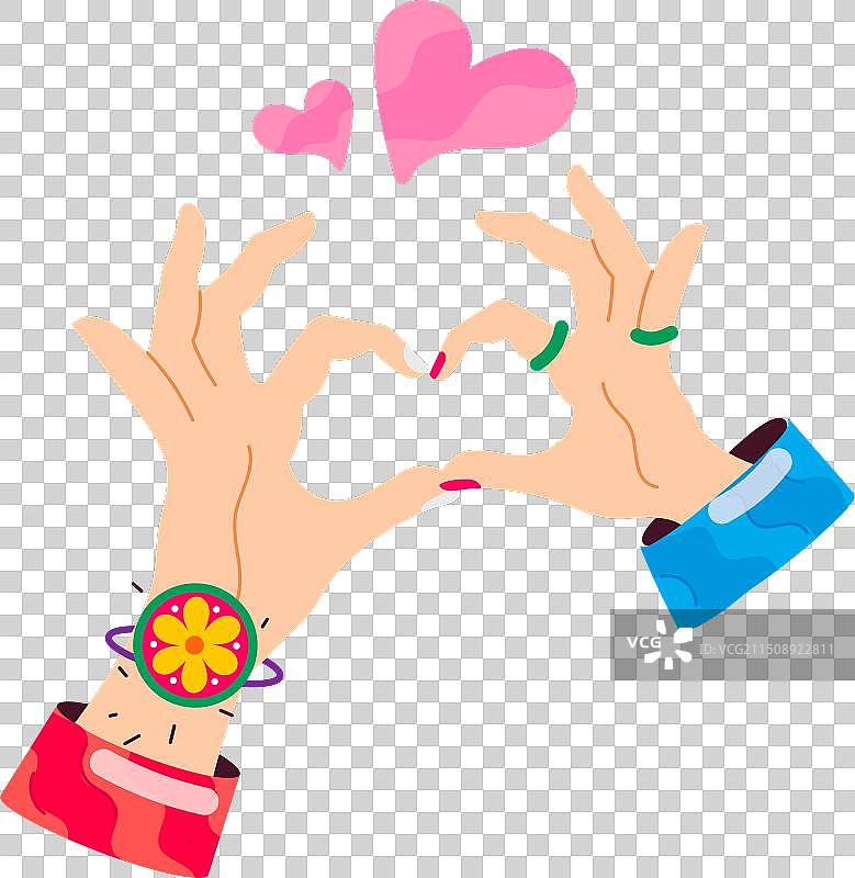 拉克沙·班丹节扁平贴纸图片素材