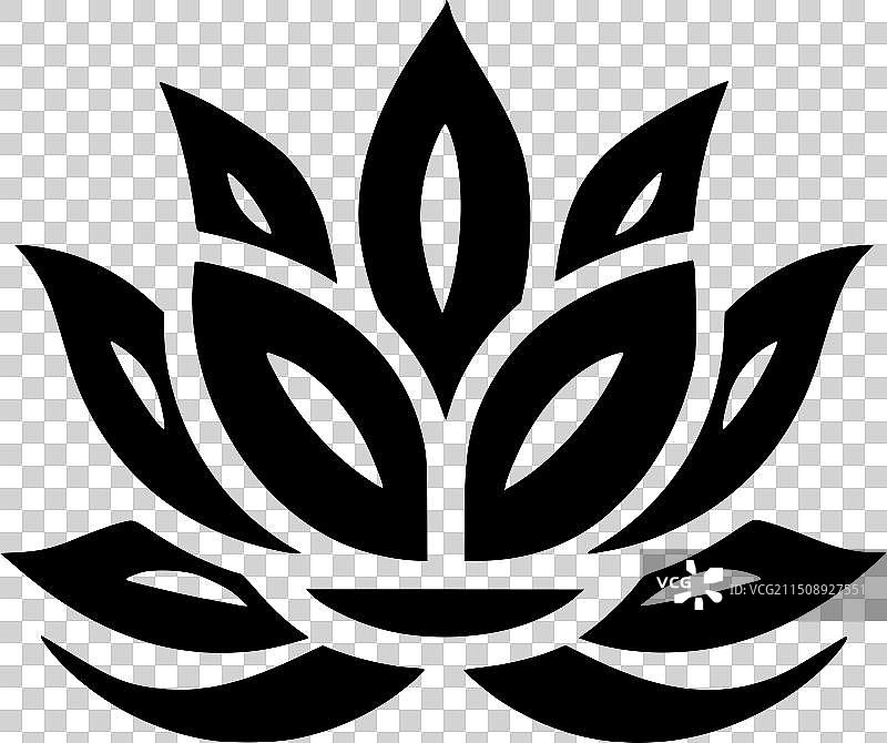 高品质莲花Logo图片素材