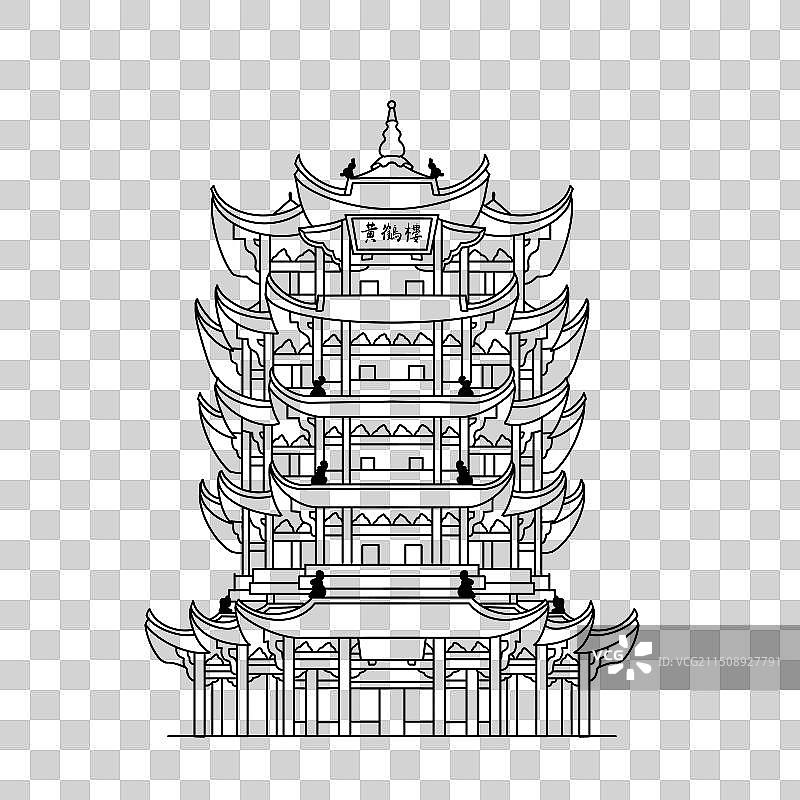 黄鹤楼图片素材