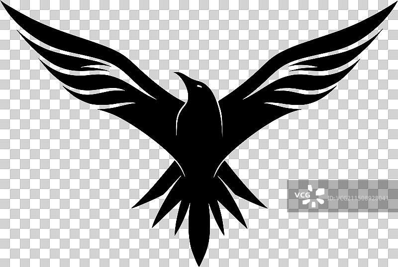 海燕-简约扁平风格logo图片素材