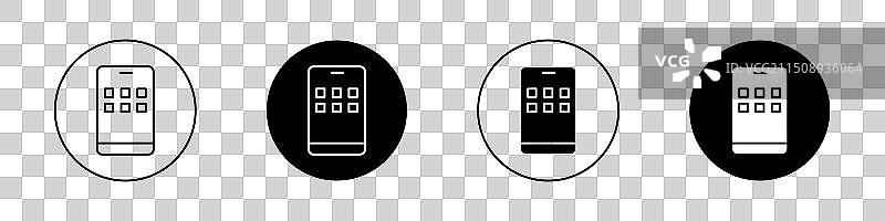 手机刘海屏图标图片素材