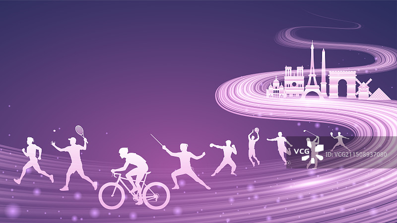 法国巴黎奥运会图片素材