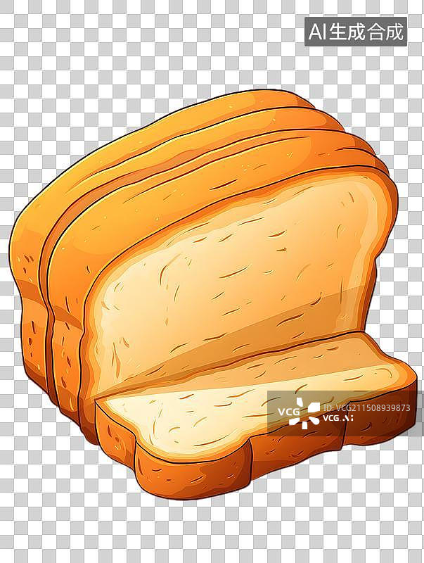 【AI数字艺术】全麦面包片图片素材