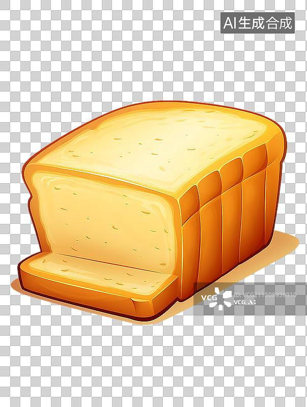 【AI数字艺术】全麦面包片图片素材