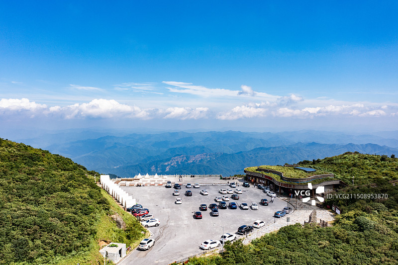 航拍湖南长沙浏阳大围山景区图片素材