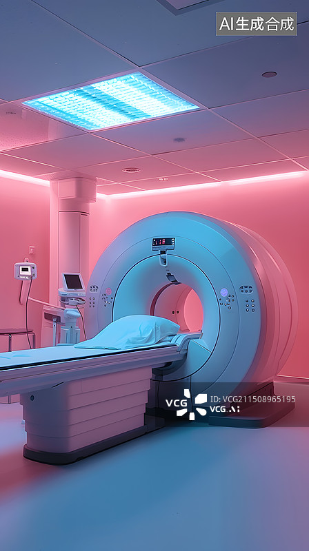 【AI数字艺术】核磁共振医疗设备图片素材