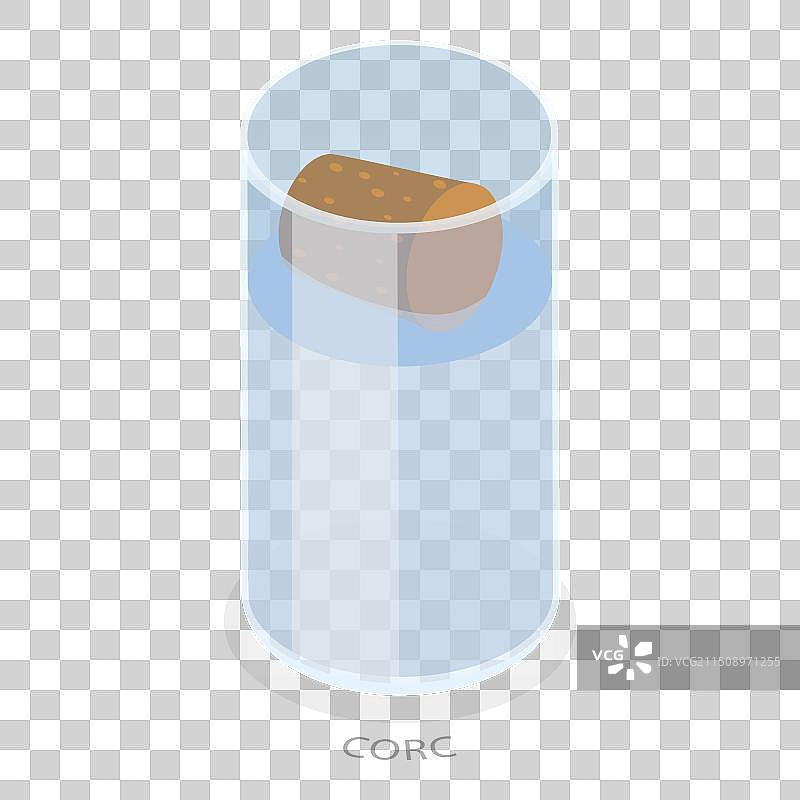 2.5D扁平风格的浮力图片素材