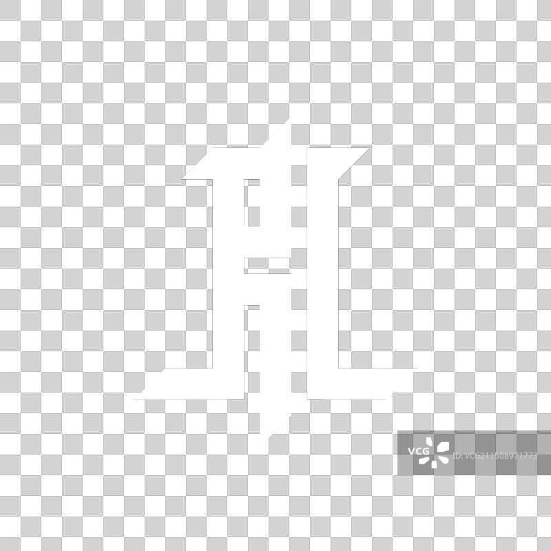 中世纪书法字体图片素材