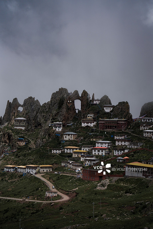 西藏丁青县孜珠寺图片素材