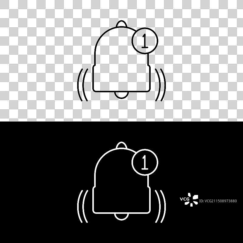 隔离的提醒通知铃铛图标图片素材