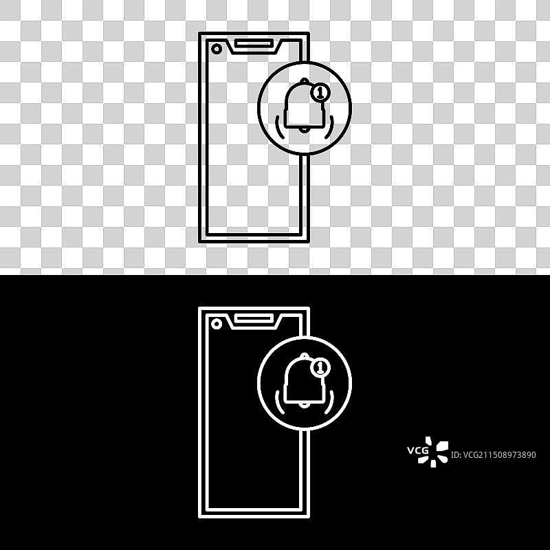 隔离的提醒通知铃铛图标图片素材