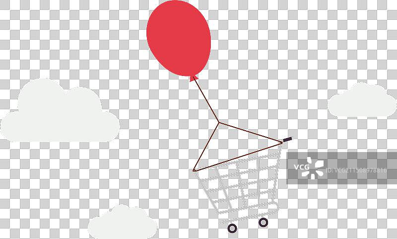 通货膨胀导致价格上涨，股票估值过高图片素材