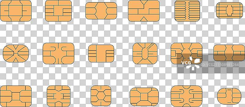 SIM卡芯片计算机微芯片图片素材