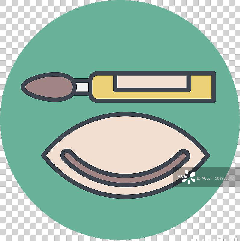 化妆品眼线图标图片素材