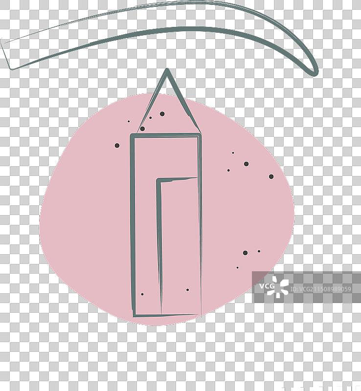 化妆品符号相关眉笔图标图片素材