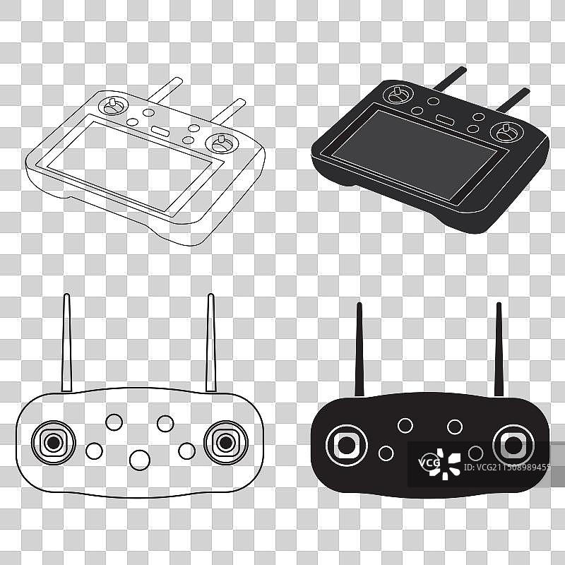 遥控无人机图标图片素材