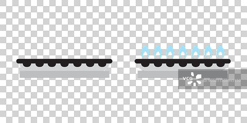 燃气灶火苗熄灭图片素材