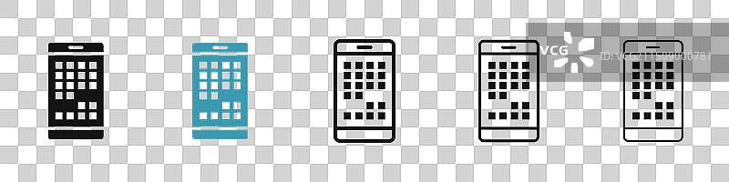 手机刘海屏图标图片素材