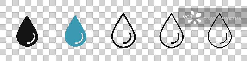 水滴图标图片素材