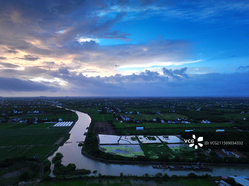 上海金山 田园风光图片素材