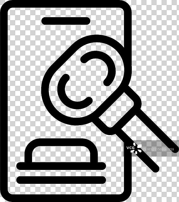 信用卡图标概念上的放大镜图片素材