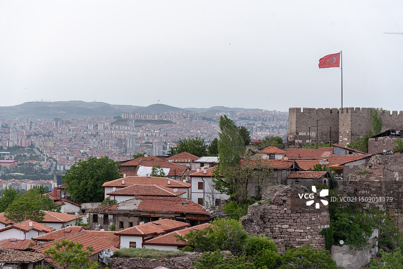 土耳其安卡拉-安卡拉城堡图片素材