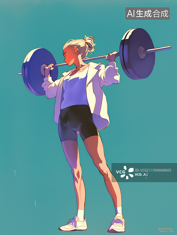 【AI数字艺术】运动项目图片素材