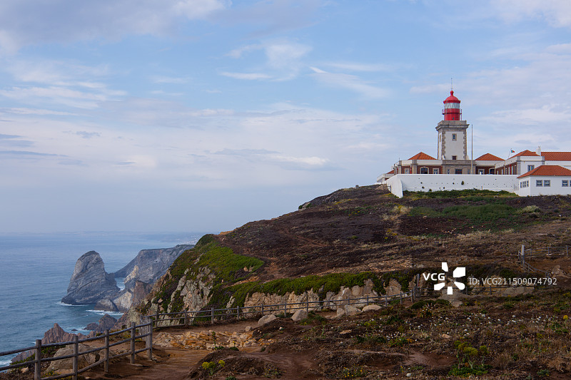 葡萄牙罗卡角，欧亚大陆最西端图片素材
