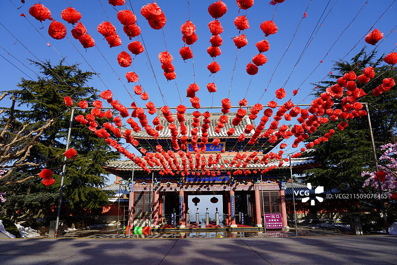 威海荣成赤山风景名胜区图片素材