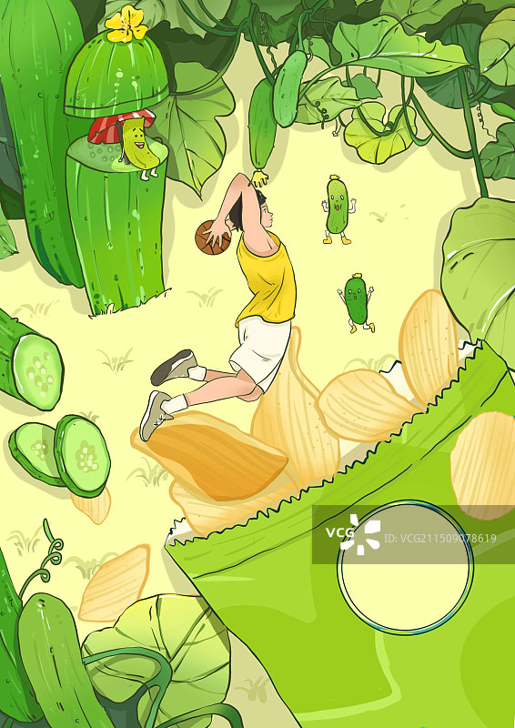 黄瓜乐园男孩投篮图片素材