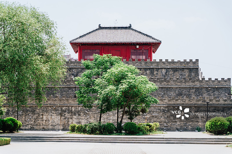 菏泽巨野齐鲁会盟台图片素材