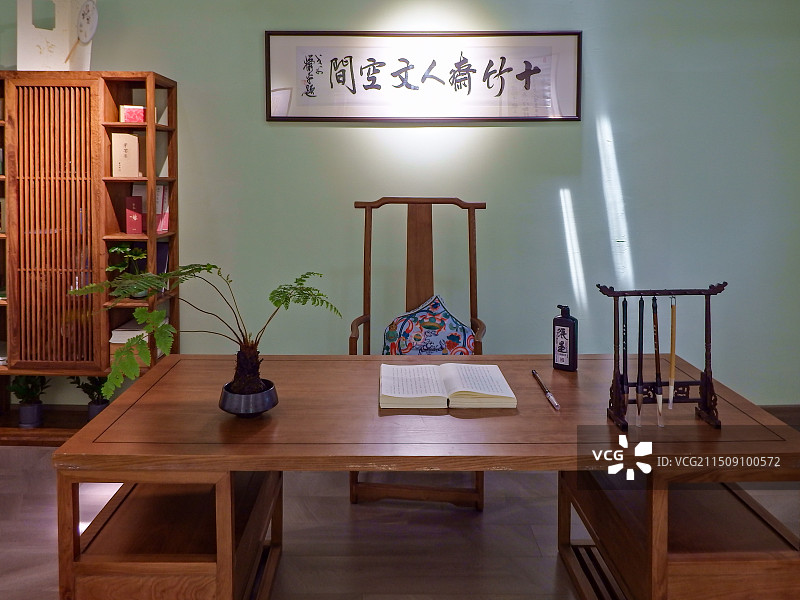 观澜版画村中国风雅书房图片素材