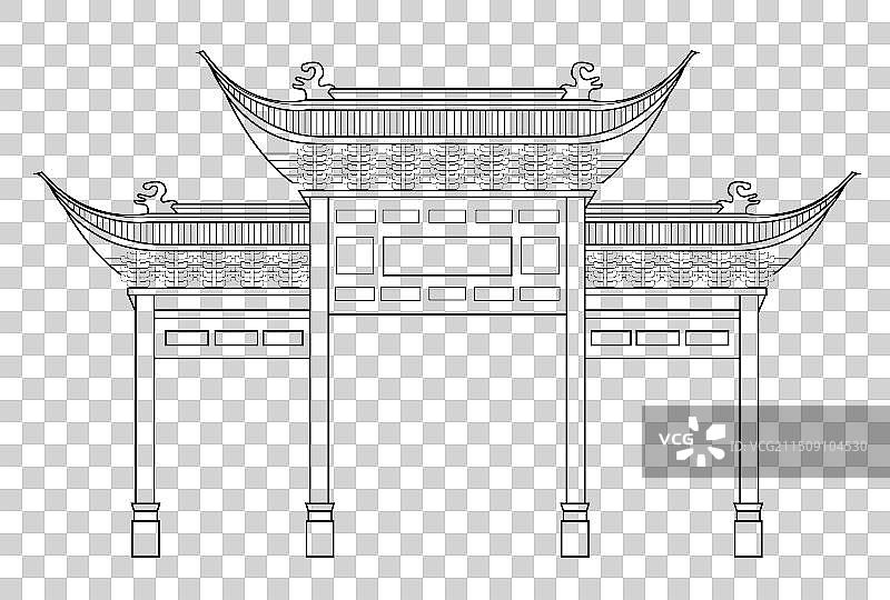 国风江苏南京城市印象地标建筑南京夫子庙图片素材