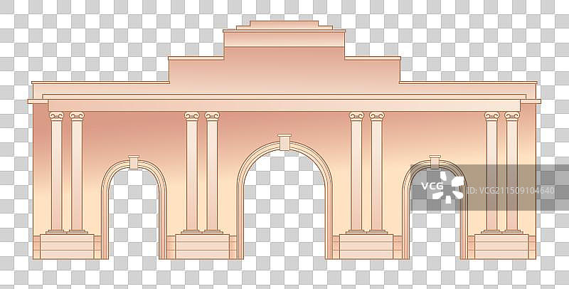 国风江苏南京城市印象地标建筑南京总统府图片素材