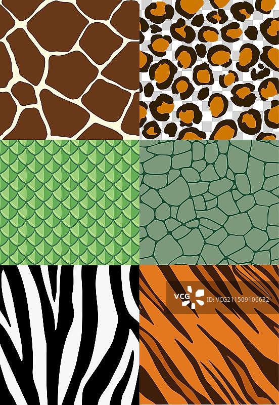 动物纹理无缝图案图片素材
