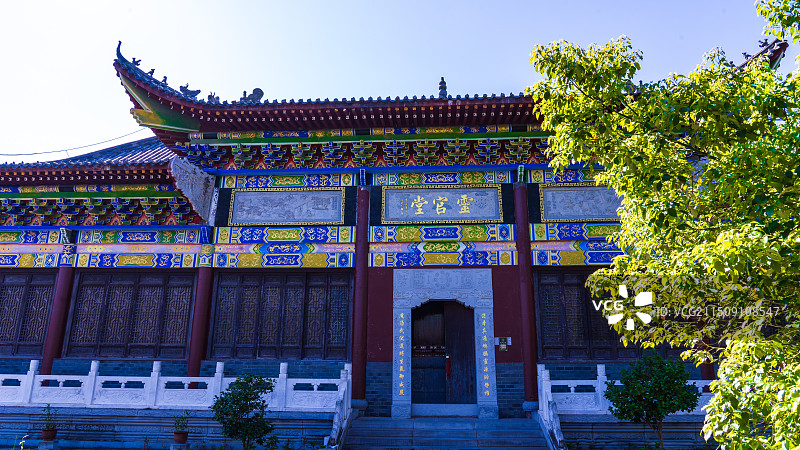 湖北黄冈蕲春道教普阳观云官堂图片素材